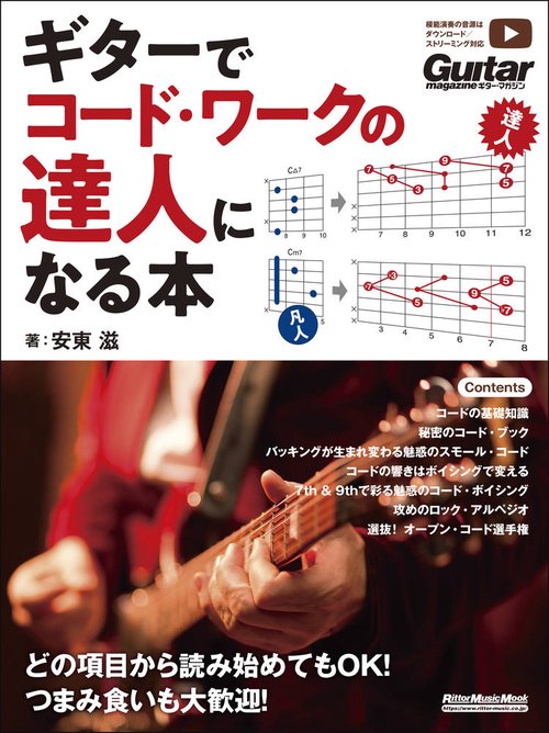ギターでコード・ワークの達人になる本