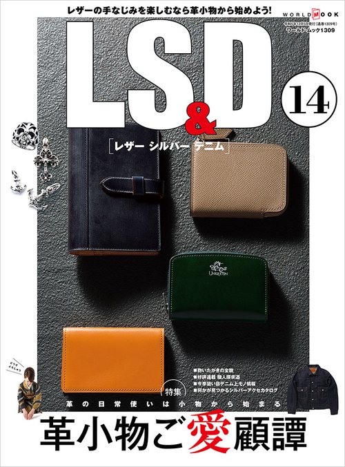 LS & D レザー シルバー デニム 14