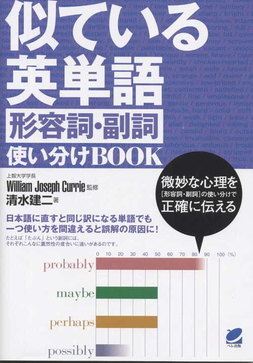 似ている英単語形容詞・副詞使い分けBOOK