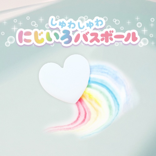 しゅわしゅわ にじいろバスボール ぶどうの香り