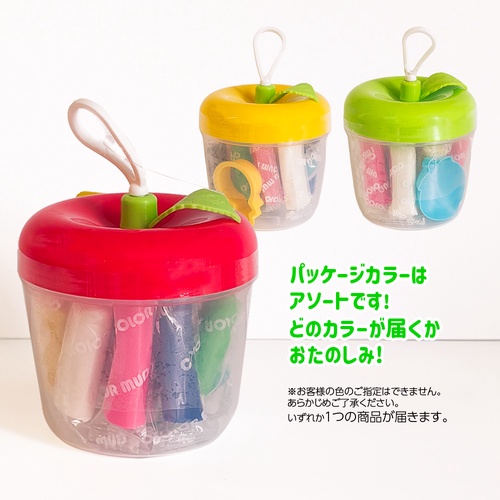 型付きこむぎねんど ぷにぷにファーム りんごのもり