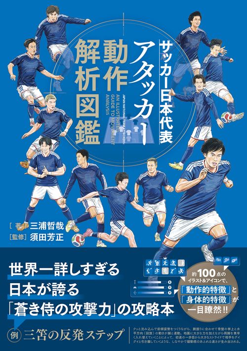 サッカー日本代表アタッカー動作解析図鑑