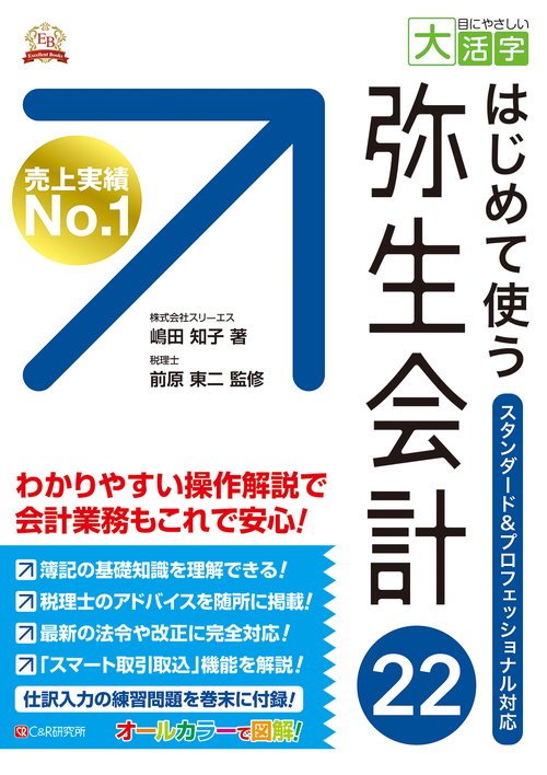 目にやさしい大活字  はじめて使う 弥生会計22
