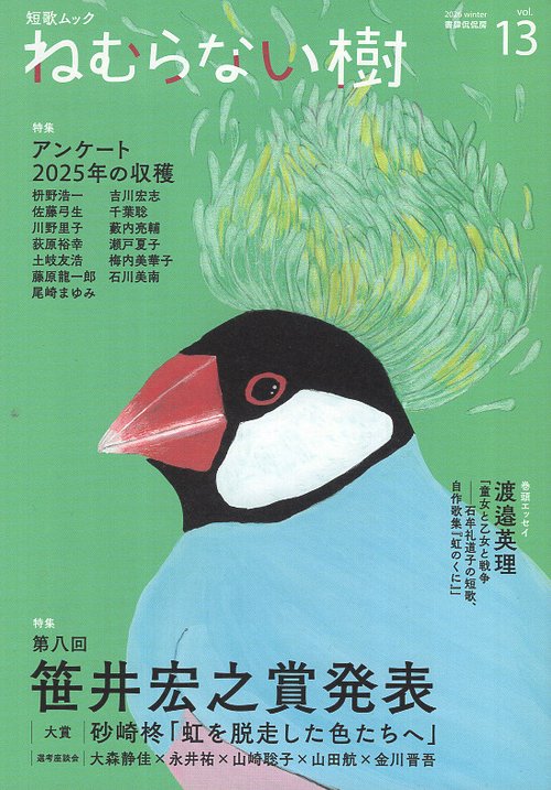 短歌ムック 「ねむらない樹」vol.13