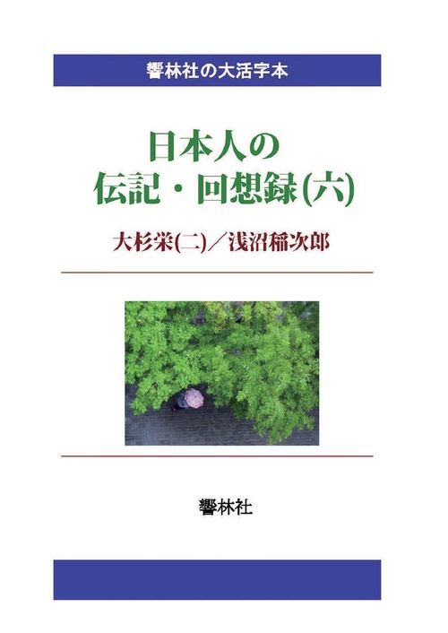 【オンデマンドブック】【大活字本】日本人の伝記・回想録(六)大杉栄(二)/浅沼稲次郎