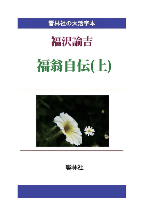 【オンデマンドブック】【大活字本】福沢諭吉「福翁自伝(上 )」