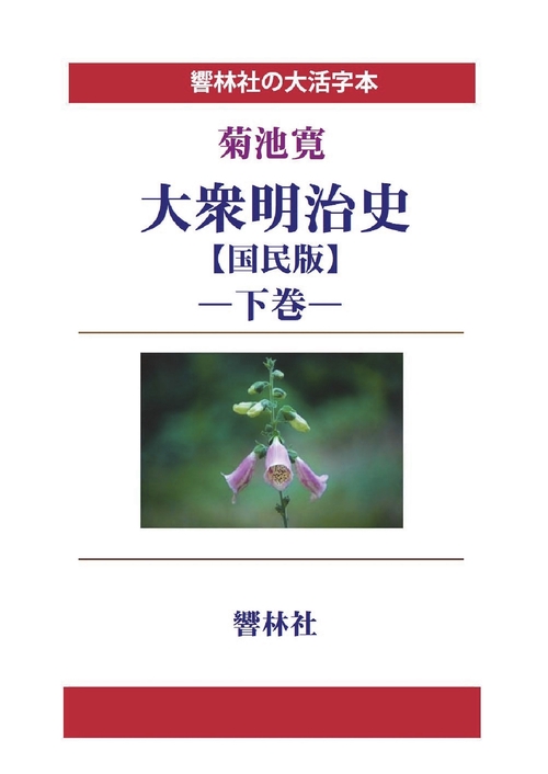 【オンデマンドブック】【大活字本】大衆明治史【国民版】下巻 (響林社の大活字本シリーズ)