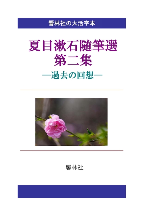 【オンデマンドブック】【大活字本】夏目漱石随筆選第2集－過去の回想