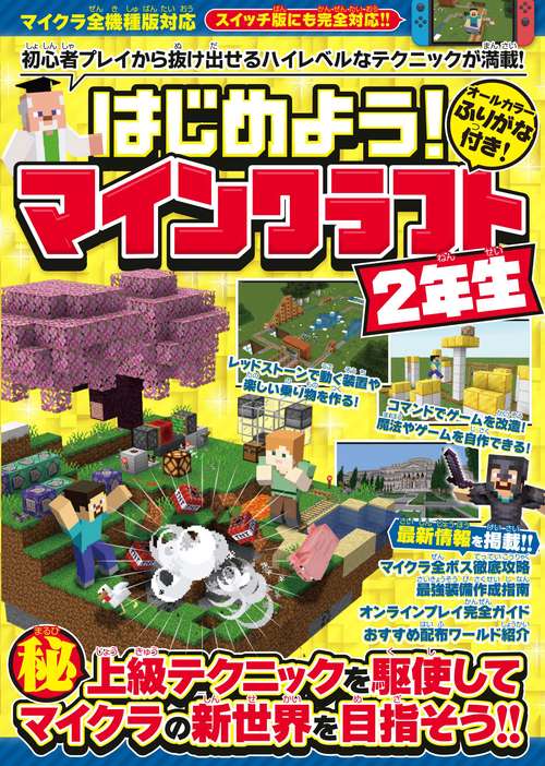 はじめよう! マインクラフト【２年生】～初心者プレイから抜け出せる ハイレベルなテクニックが満載!【スイッチ含むマイクラ全機種版対応!】