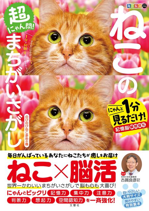 毎日脳活スペシャル　超にゃん問！　ねこのまちがいさがし　のびのびねこ多めの巻
