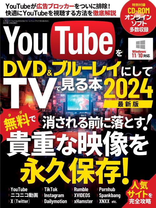 YouTubeをDVD＆ブルーレイにしてTVでみる本2024