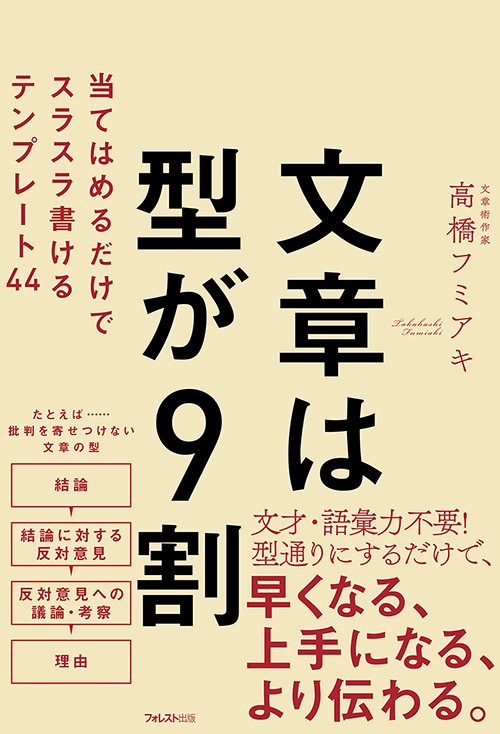 文章は型が9割 当てはめるだけでスラスラ書けるテンプレート44