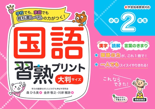 国語習熟プリント　小学2年生　大判サイズ