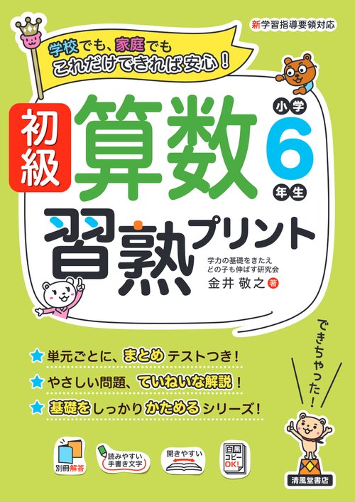 初級算数習熟プリント 小学6年生 – 丸善ジュンク堂書店ネットストア