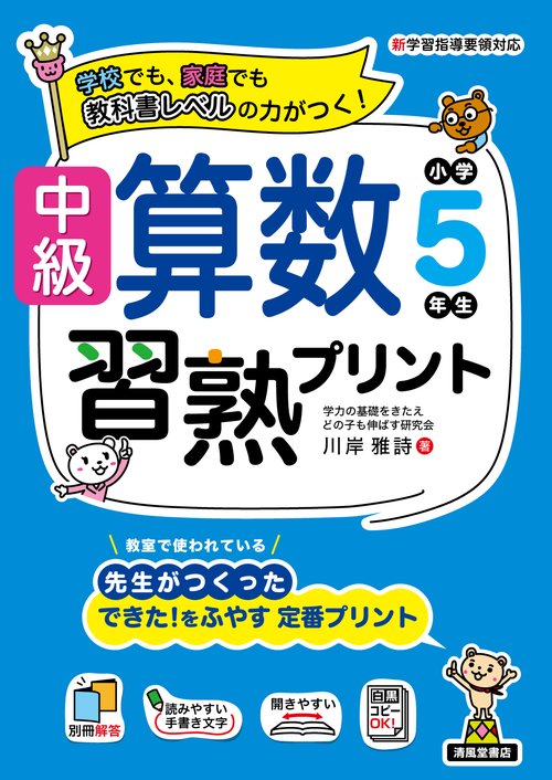 中級算数習熟プリント　小学５年生