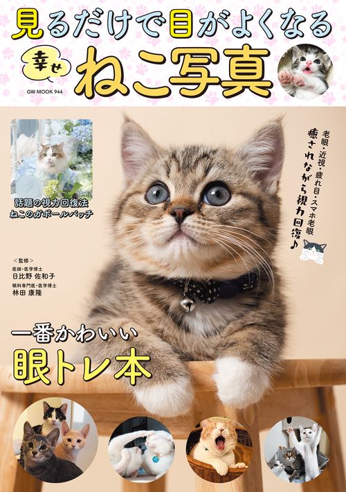 見るだけで目がよくなる幸せねこ写真