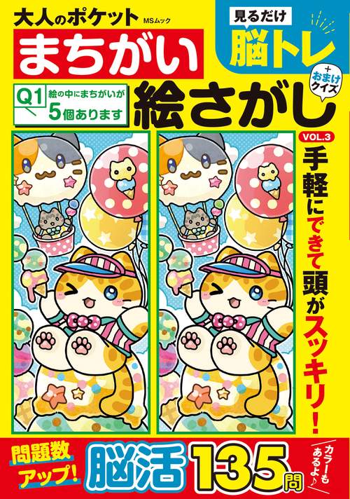 大人のポケットまちがい絵さがし VOL.3