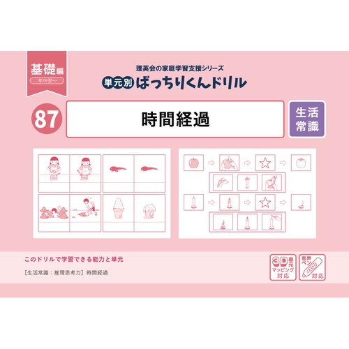 87単元別ばっちりくんドリル時間経過(基礎編)