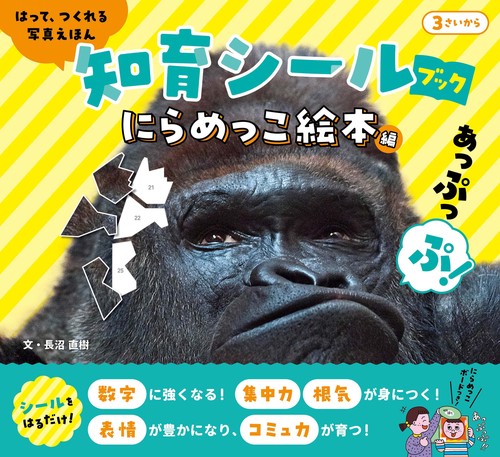 はって、つくれる写真えほん　知育シールブック　にらめっこ絵本編