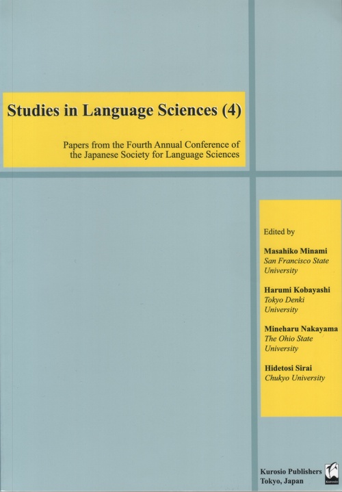 Studies in Language Sciences 4