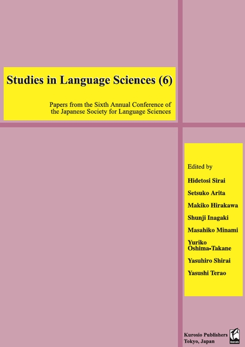 Studies in Language Sciences 6
