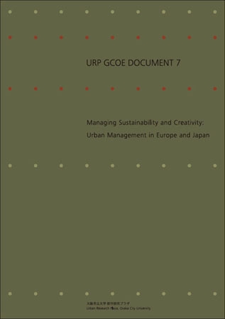 Managing Sustainability and Creativity Urban Management in Europe and Japan