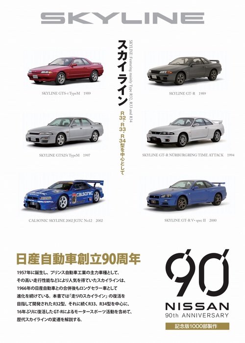 スカイラインR32、R33、R34型を中心として