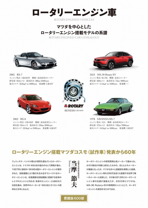 ロータリーエンジン車―マツダを中心としたロータリーエンジン搭載モデルの系譜