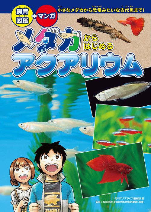 メダカからはじめるアクアリウム 飼育図鑑+マンガ 小さなメダカから恐竜みたいな古代魚まで!