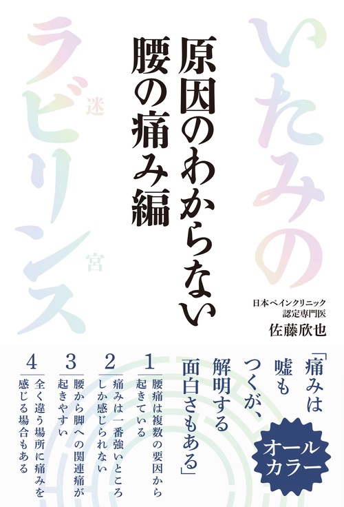 いたみのラビリンス（迷宮）　原因のわからない腰の痛み編