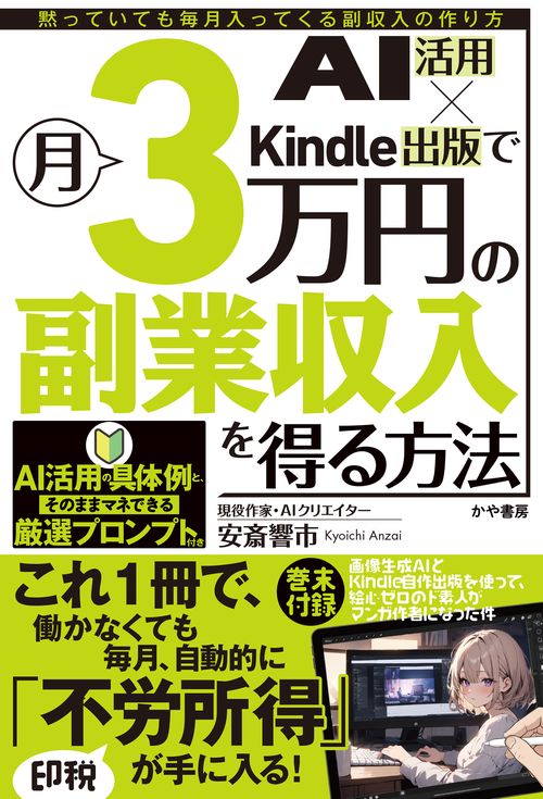 AI活用×Kindle出版で月3万円の副業収入を得る方法