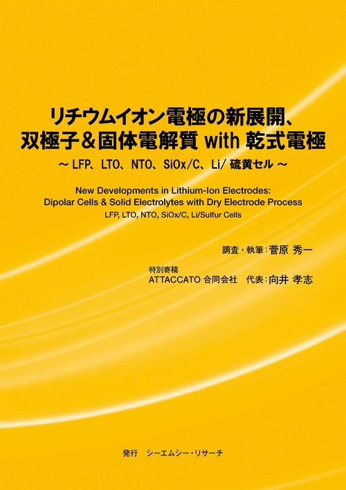 リチウムイオン電極の新展開、双極子＆固体電解質 with 乾式電極