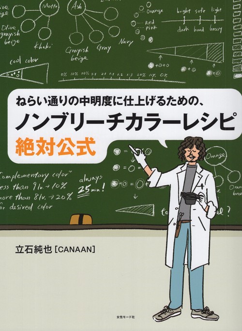 ねらい通りの中明度に仕上げるための、ノンブリーチカラーレシピ絶対公式